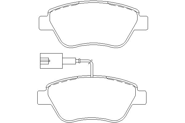 MOTAQUIP LVXL1669 set placute frana,frana disc