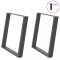 vidaXL Picioare de masă &icirc;n formă de U, 2 buc., antracit, 70x(72-73) cm, oțel