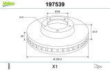 Disc Frana VALEO 197539