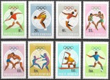 ROM&Acirc;NIA 1968 - LP 680 - JOCURILE OLIMPICE DIN MEXIC - SERIE MNH, Nestampilat