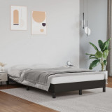 Cadru de pat, negru, 120x200 cm, piele ecologica GartenMobel Dekor, vidaXL