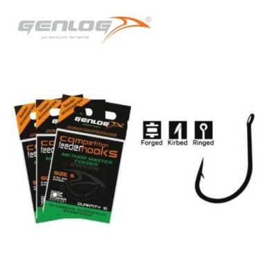 CARLIGE GENLOG COMPETITION FEEDER METHOD MASTER NR 8 10 PCS foto