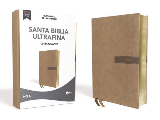 Nbla Santa Biblia Ultrafina, Letra Gigante, Leathersoft, Beige, Edici