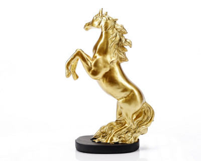 Statueta &amp;quot;Horse&amp;quot; Gold in rasina ComfortTravel Luggage foto