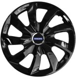 Cumpara ieftin Set 4 Capace Roti 17 inch, Stig Negru Lucios, Compatibil Cu Volvo