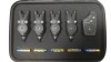 Set 4 Avertizori Pescuit WindBlade JHA-517 Prokarpfishing + Penar, Volum, Ton, Sensibilitate Reglabila, Negru