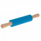 Sucitor din silicon cu manere de lemn, 38 cm, Gonga&reg; Albastru