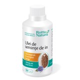 Ulei de seminte de in 1000 mg, 90 capsule, Rotta Natura