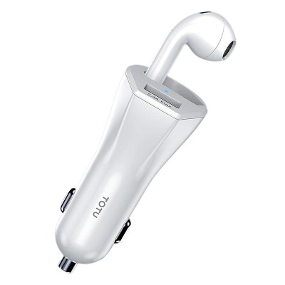 Handsfree Casca Bluetooth Totu Design DCCD-015 Glory Series, SinglePoint, Alb foto