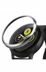 Rama ornamentala otel inoxidabil Ringke Argintiu pentru Samsung Galaxy Watch Active foto