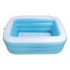 Piscina gonflabila copii, 130x92x50cm, 450L, albastra, vinil rezistent UV, asamblare rapida
