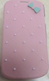 Husa Telefon Flip book Samsung S3 i9300 Roz deschis