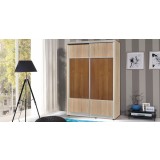 Dressing 2 Usi Glisante C764 Sonoma+Nuc 190x60x200 cm