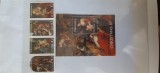 Guyana-Craciun 1987 ,arta,pictura Rubens,Leonardo,Cranach,Rafael,Mignard- serie completa si colita nestampilate-MNH (W1)