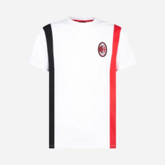 AC Milan tricou de bărbați Logo white - M