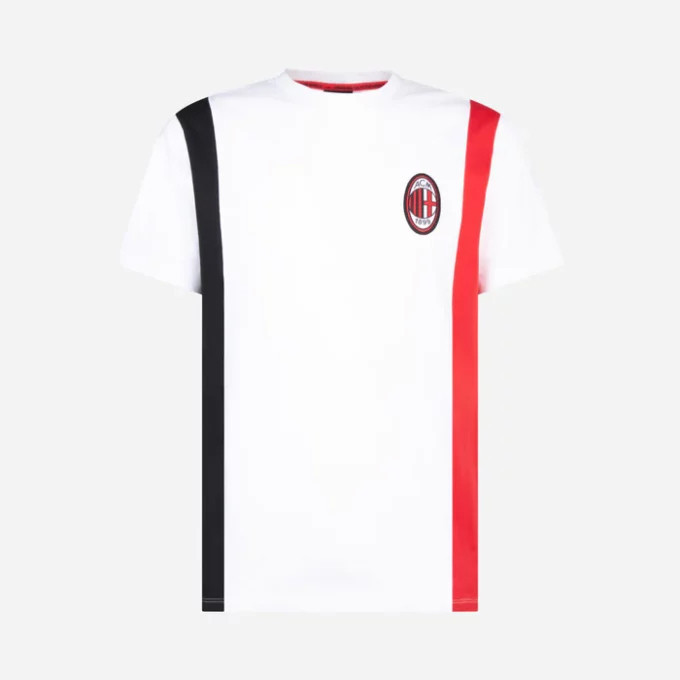 AC Milan tricou de bărbați Logo white - S