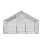 Cumpara ieftin Cotet gaini din plasa 3x2x2m ,Micul Fermier, otel galvanizat,acoperis din polietilena