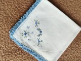 Batistă de colecție, broderie și dantelă manuală
