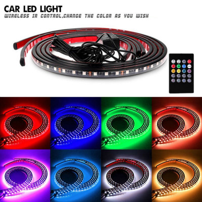 Kit banda LED SMD sub masina cu telecomanda LE55RGB ManiaCars foto