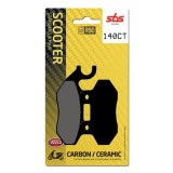 SBS - plăcuțe de fr&acirc;nă 140CT - Scooter [Carbon / Ceramic]