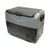 Frigider auto portabil 45L cu compresor, zona dubla, LCD, USB, 12V/24V/220V