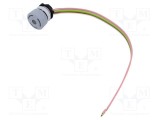 Comutator siguranţă EAO 22mm Poz.i 2 NC x2 gri LED IP65