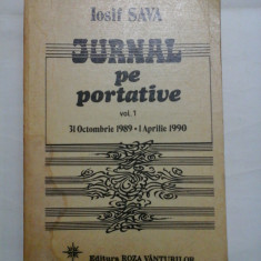JURNAL PE PORTATIVE - IOSIF SAVA