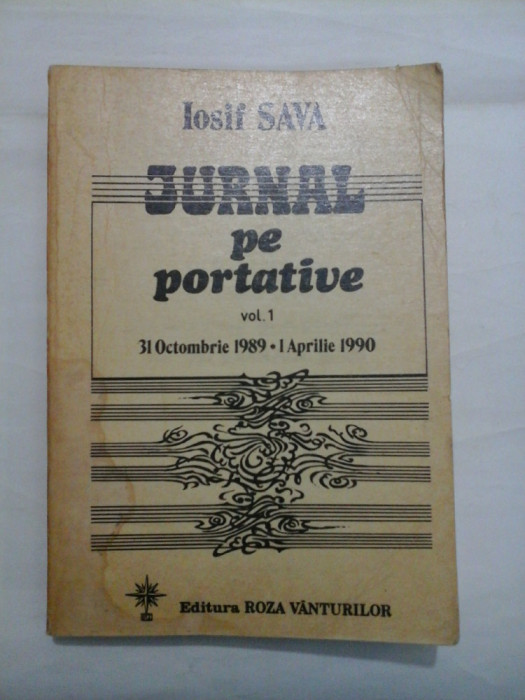 JURNAL PE PORTATIVE - IOSIF SAVA