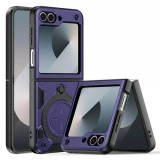 Husa pentru Samsung Galaxy Z Flip6 F741, Techsuit, CamGuard Pro, Mov