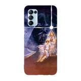 Husa compatibila cu Oppo A15s model Star wars, Silicon, TPU, Viceversa, Transparent, Carcasa