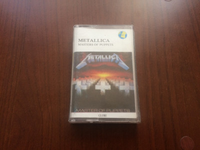 Metallica Master Of Puppets 1986 caseta audio muzica thrash speed metal poland foto