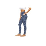 Leggings sportive AMYTIS pentru femei cu talie &icirc;naltă și buzunare &ndash; Camuflaj
