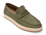 Cumpara ieftin Mocasini OTTER verzi, MU145, din nabuc