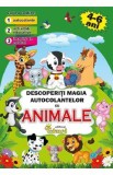 Descoperiti magia autocolantelor cu animale 4-6 ani
