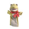 Papusa de mana broscuta Egmont Toys, 29 cm, bumbac moale, +3 luni, verde, baieti/fete, jucarie vorbareata interactivă