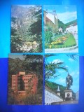 HOPCT LOT 2411 BAILE HERCULANE -JUD CARAS SEVERIN -4 CARTI POSTALE-CIRCULATE, Circulata, Printata, Caras-Severin