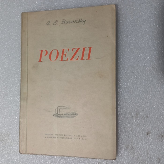 A.E.BACONSKY-POEZII-1950 X2.