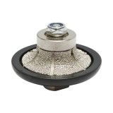 Freza diamantata semibaston B15, D65mm, raza 15mm, filet M14 pentru canturi granit Breckner Germany