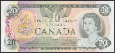 Bancnota Canada 20 Dolari 1979 - P93c UNC ( vezi descriere ) foto