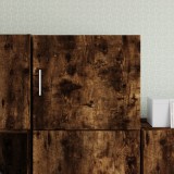 Gossi dulap de perete, stejar fumuriu, 45x42,5x40 cm, lemn prelucrat