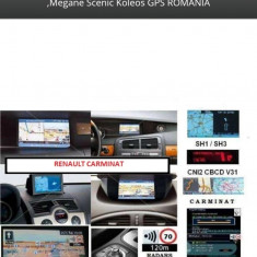 RENAULT CD DVD Harti Navigatie RENAULT LAGUNA ,Megane Scenic Koleos GPS ROMANIA