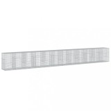 Cumpara ieftin Cos gabion cu capac, 1200x100x150 cm, fier galvanizat