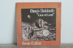 BLACK SABBATH - LIVE AT LAST (Vinil/LP) foto