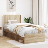 vidaXL Tăblie cap Stejar Sonoma Lemn prelucrat 889747