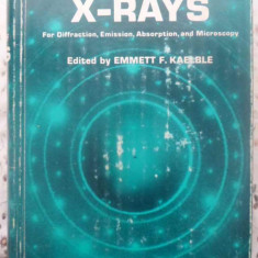 HANDBOOK OF X-RAYS FOR DIFFRACTION, EMISSION, ABSORPTION AND MICROSCOPY-EDITED BY EMMETT F. KAELBLE