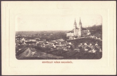 1067 - MARIA RADNA, Arad, panorama, Romania - old postcard, EMBOSSED - unused foto