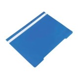 Cumpara ieftin Dosar albastru cu sina si 2 perforatii A4 plastic 25 buc/set