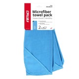 Laveta din microfibra pentru curatarea sticlei, geamurilor si oglinzilor 30x40 cm 2 bucati AMIO-03732