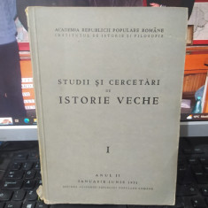 Studii și cercetări de istorie veche anul II nr. 1, ian.-iun. 1951 București 051