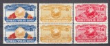 ROMANIA 1957 LP 449 - 10 DE LA ANI PROCLAMAREA R.P.R. PERECHE SERII MNH, Nestampilat